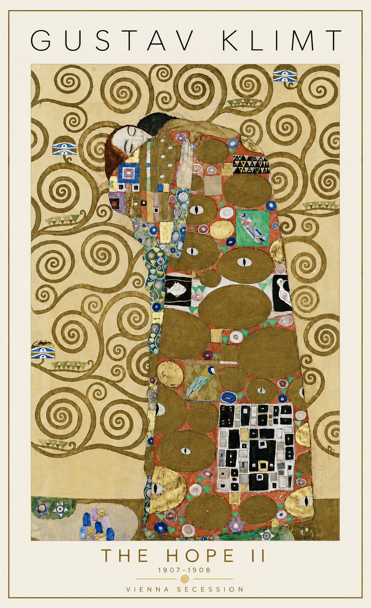 Klimt The Hope Ii No6 - Plakat