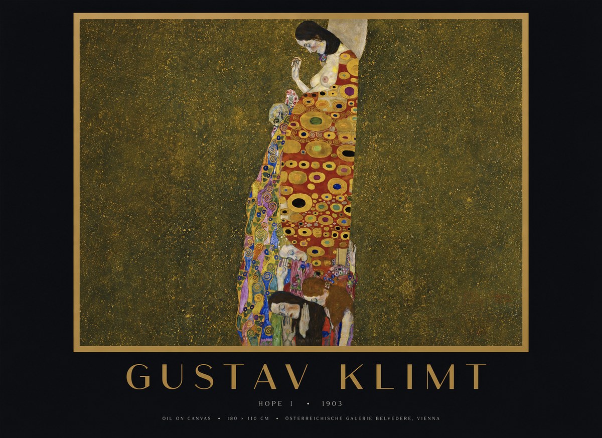 Klimt Hope I No2 - Plakat