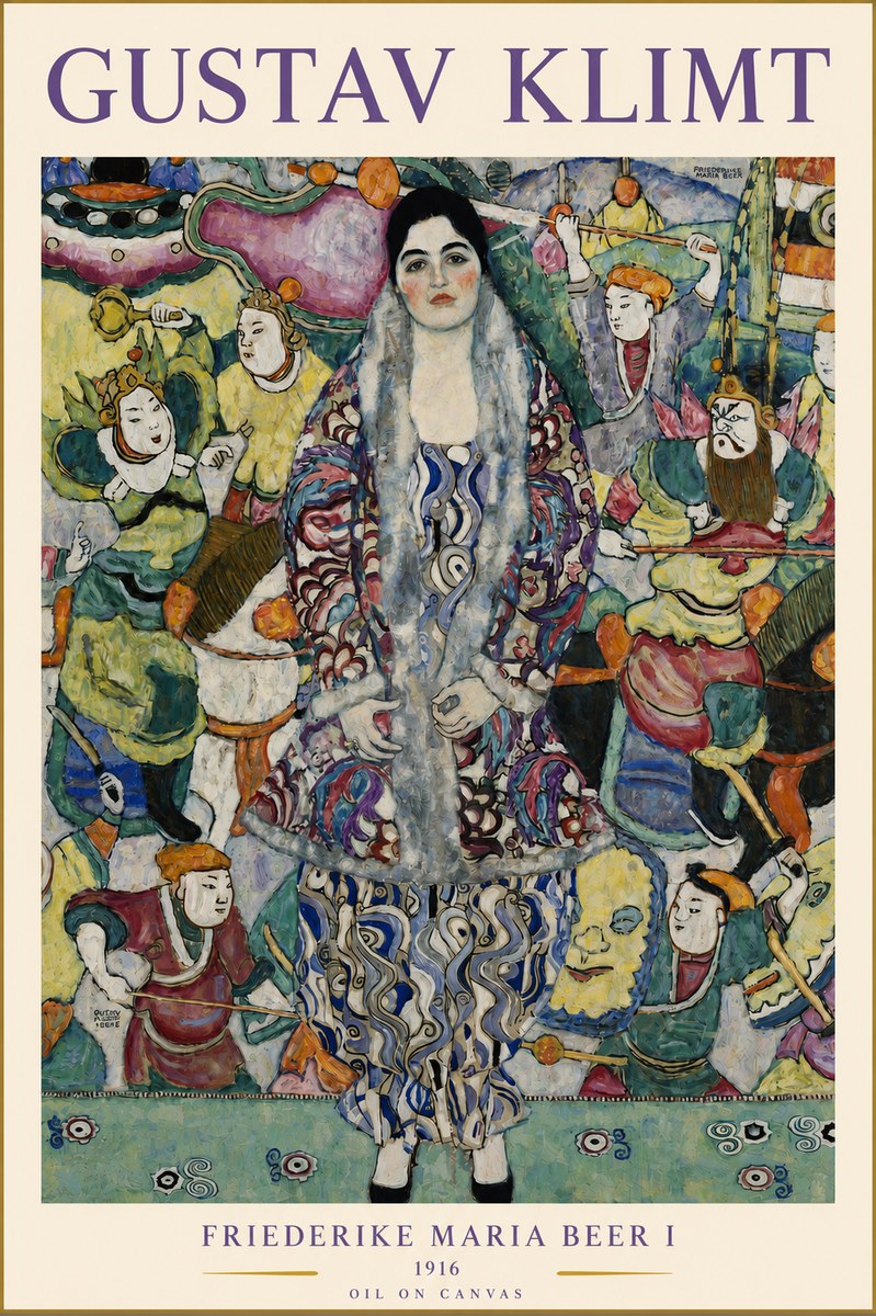 Klimt Friederike Maria Beer I No3 - Plakat