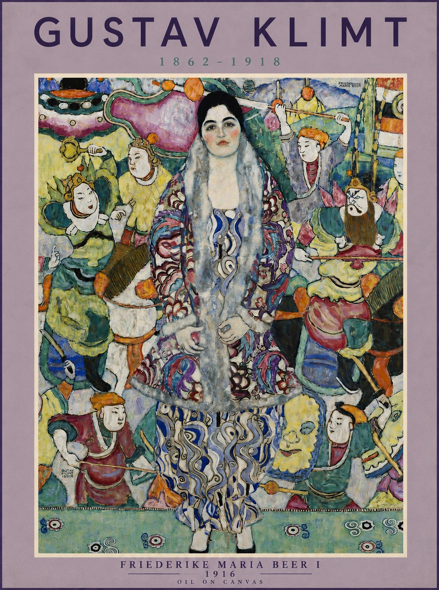 Klimt Friederike Maria Beer I No5 - Plakat