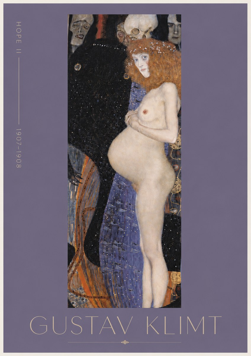 Klimt Hope Ii No5 - Plakat