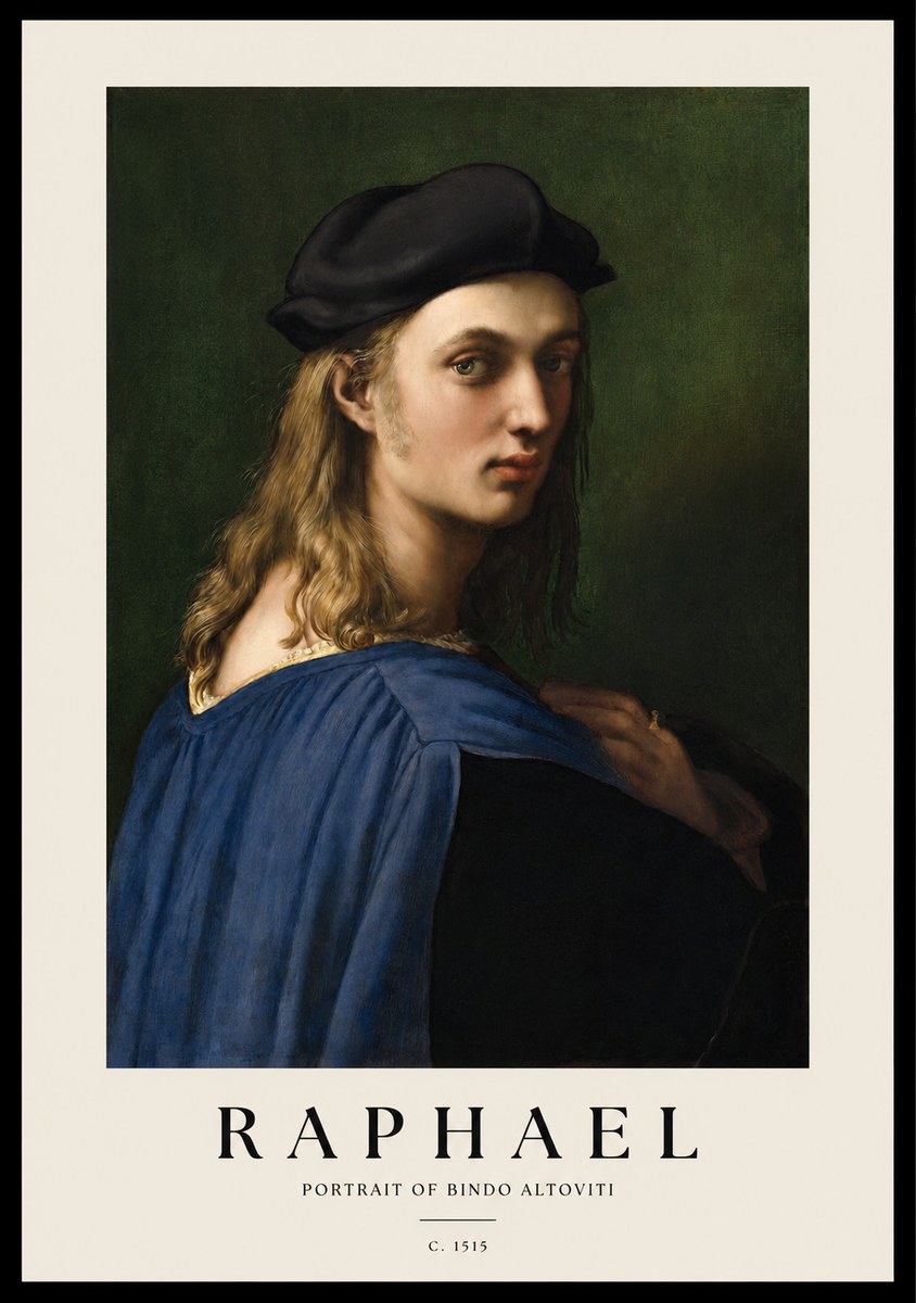 Raphael Portrait of Bindo Altoviti No1 - Plakat