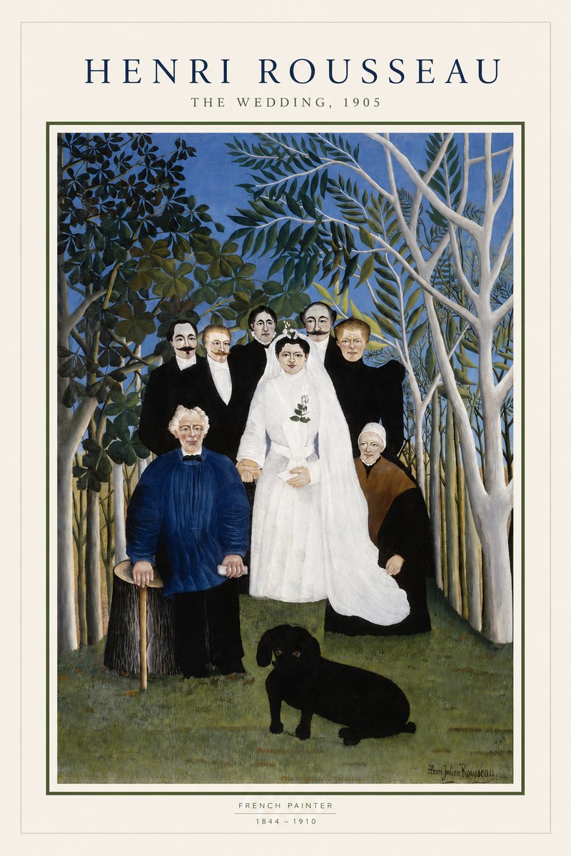 Rousseau The Wedding No2 - Plakat
