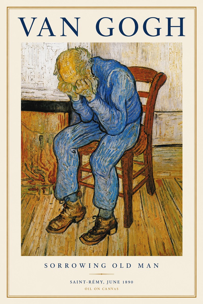 Van Gogh Sorrowing Old Man No1 - Plakat
