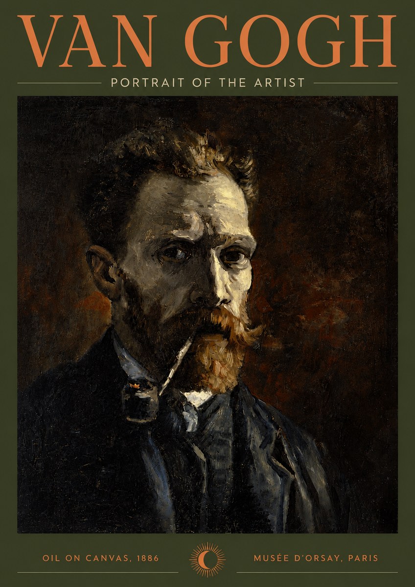 Van Gogh Portrait of the Artist I No5 - Plakat