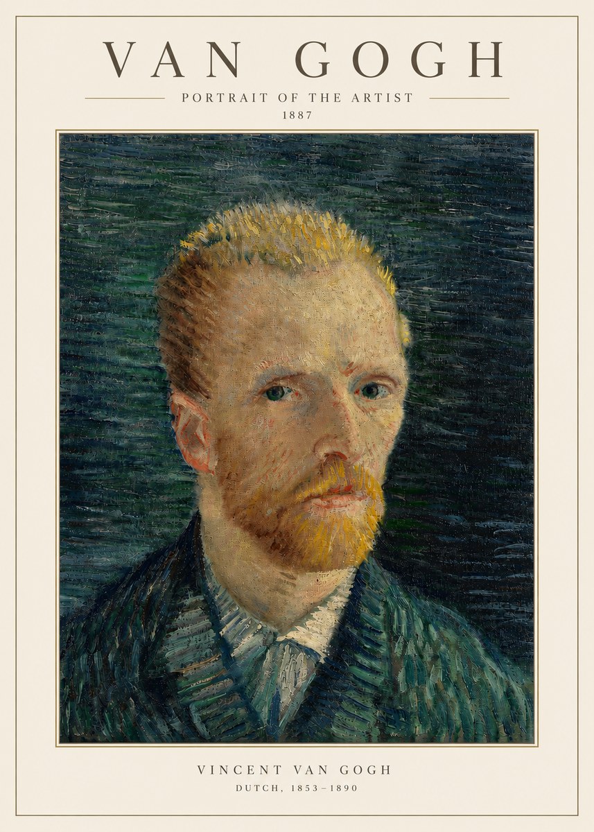Van Gogh Portrait of the Artist II No3 - Plakat