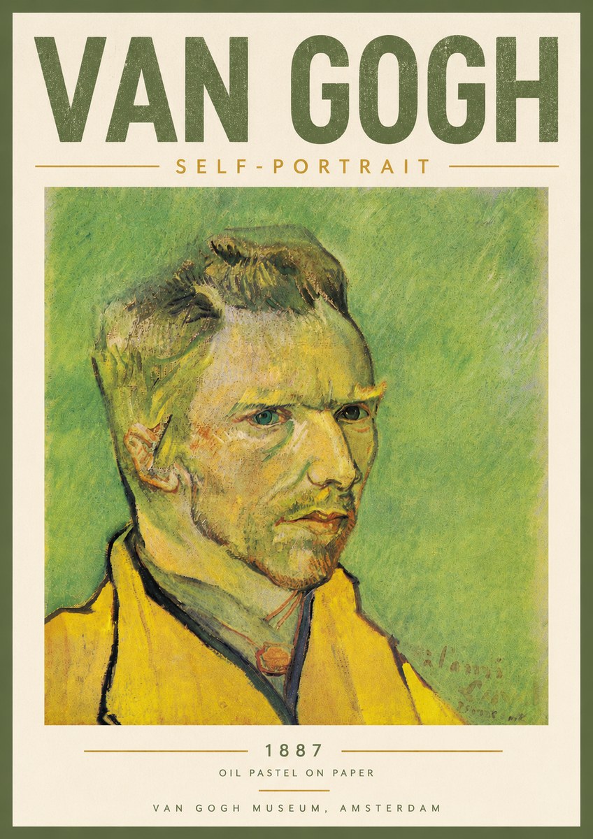 Van Gogh Self-portrait II No6 - Plakat
