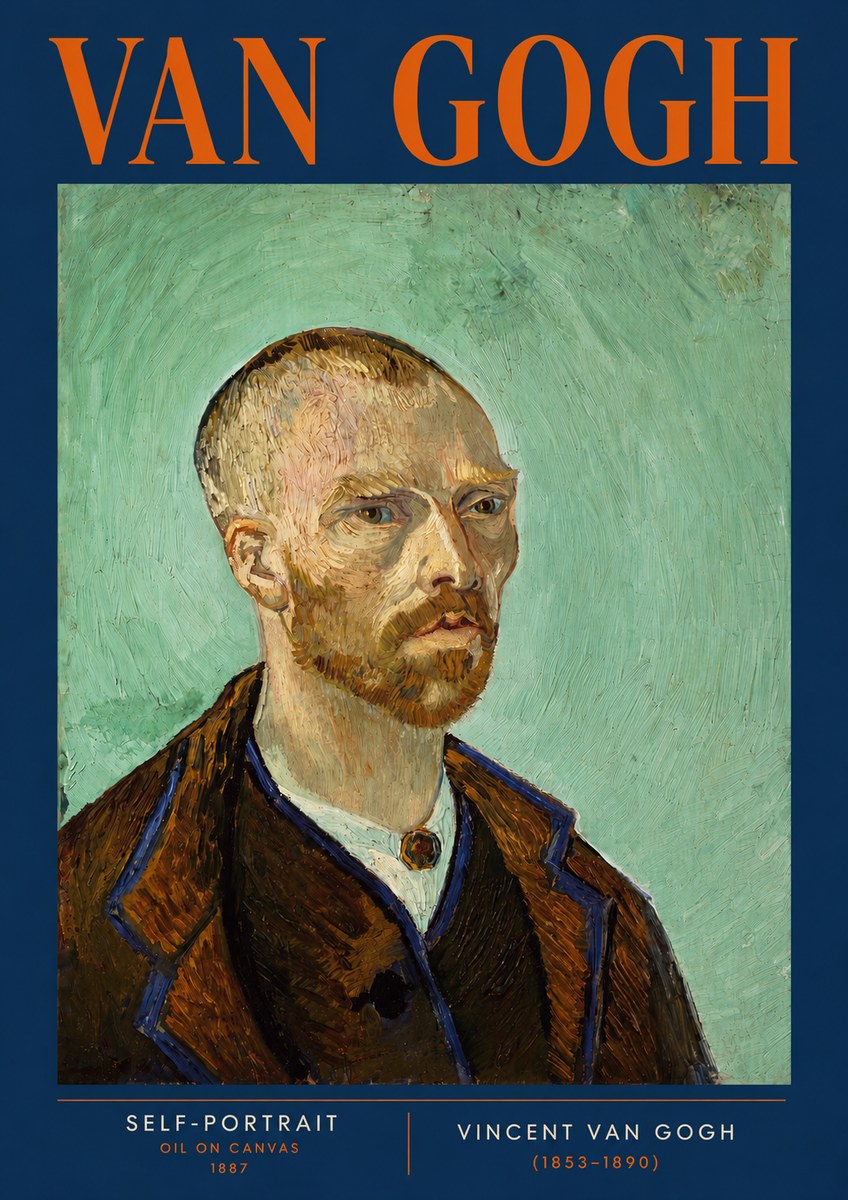 Van Gogh Self-portrait III No4 - Plakat