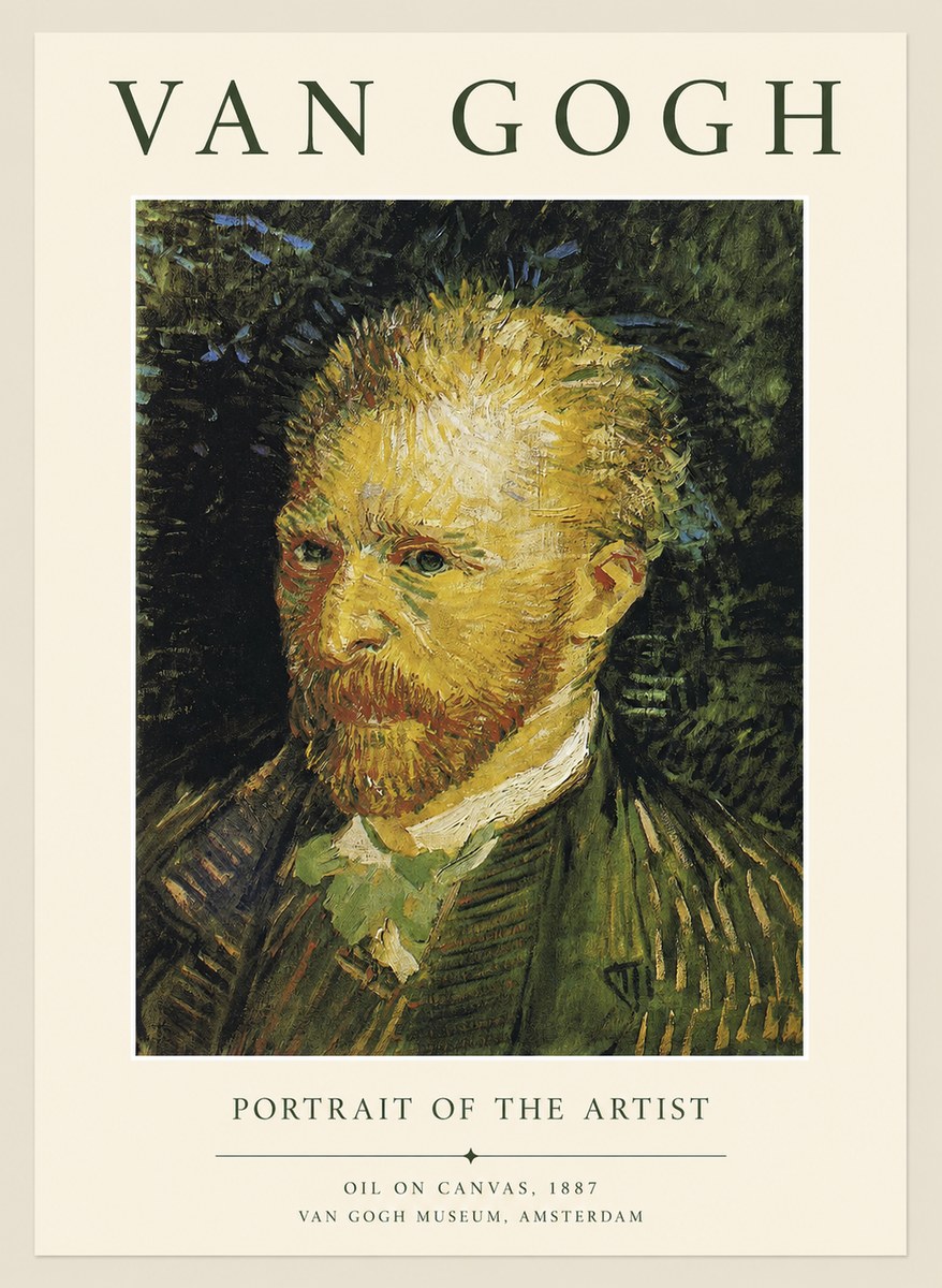 Van Gogh Portrait of the Artist III No1 - Plakat