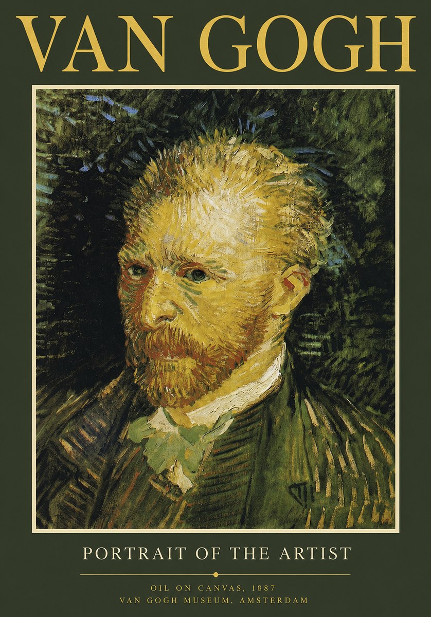 Van Gogh Portrait of the Artist III No2 - Plakat
