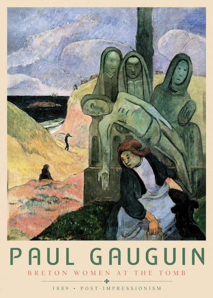 Paul Gauguin The Loss (Te Arii Voyeuse) No4 - Plakat