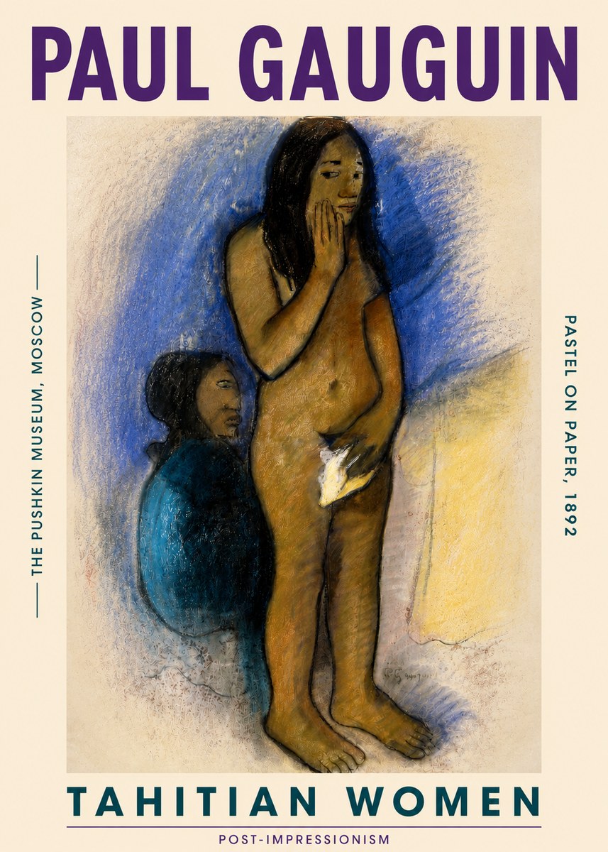 Paul Gauguin Tahitian Women No3 - Plakat