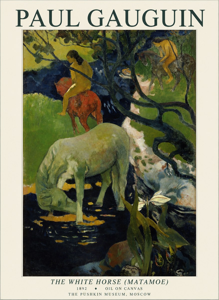 Paul Gauguin The Siamese (Tehura and Noa Noa) No4 - Plakat