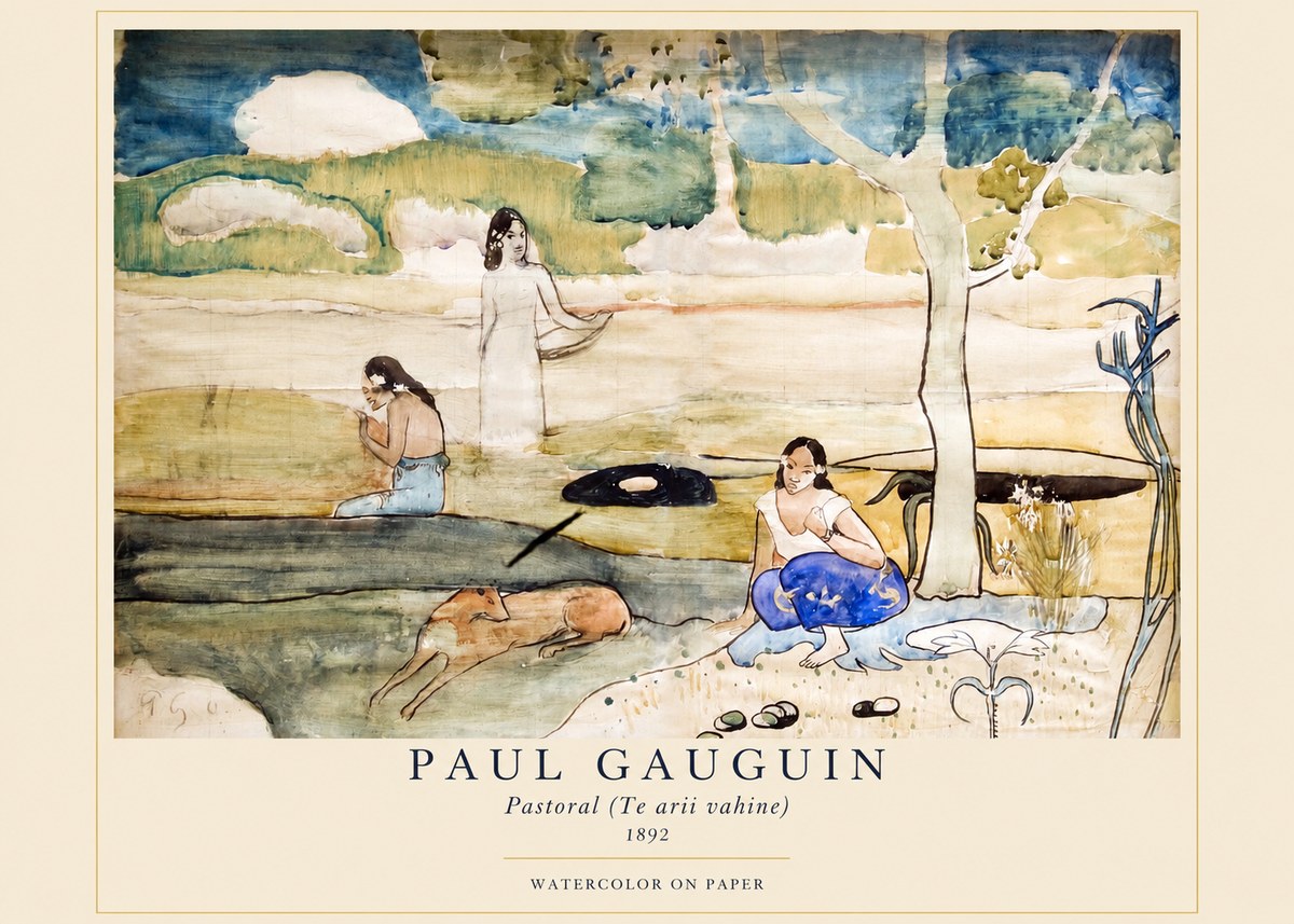Paul Gauguin Pastoral (Te Arii Vahine) No1 - Plakat