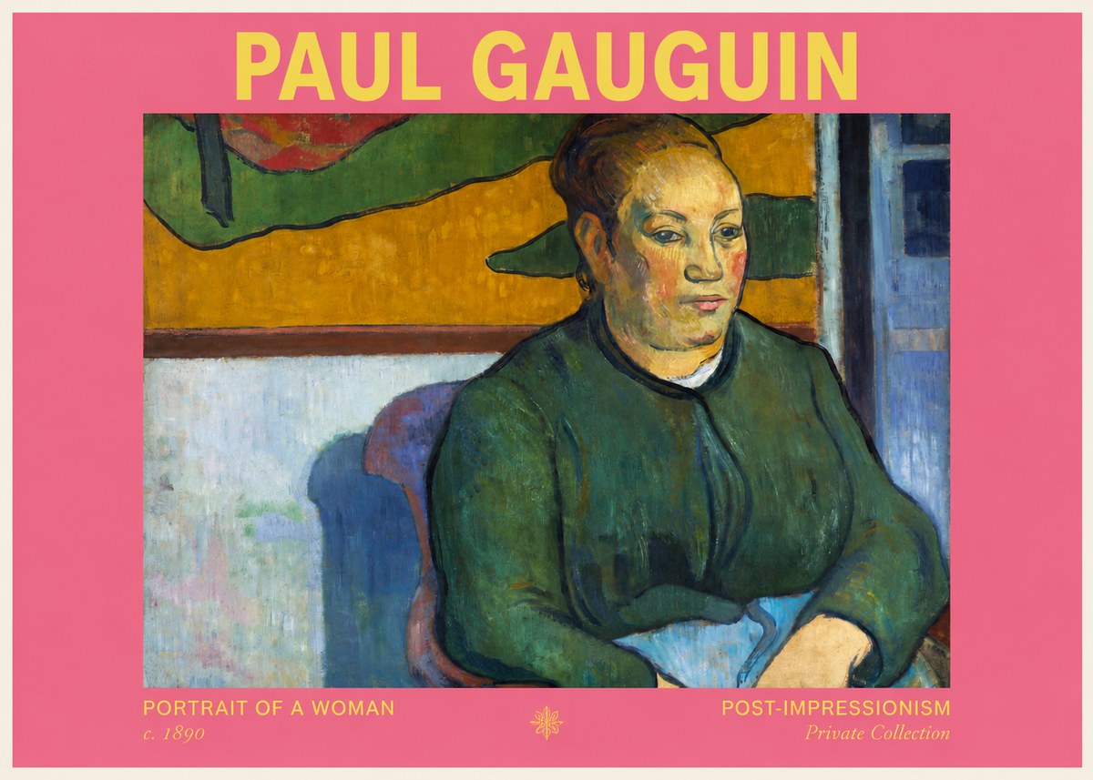 Paul Gauguin Portrait of a Woman No2 - Plakat