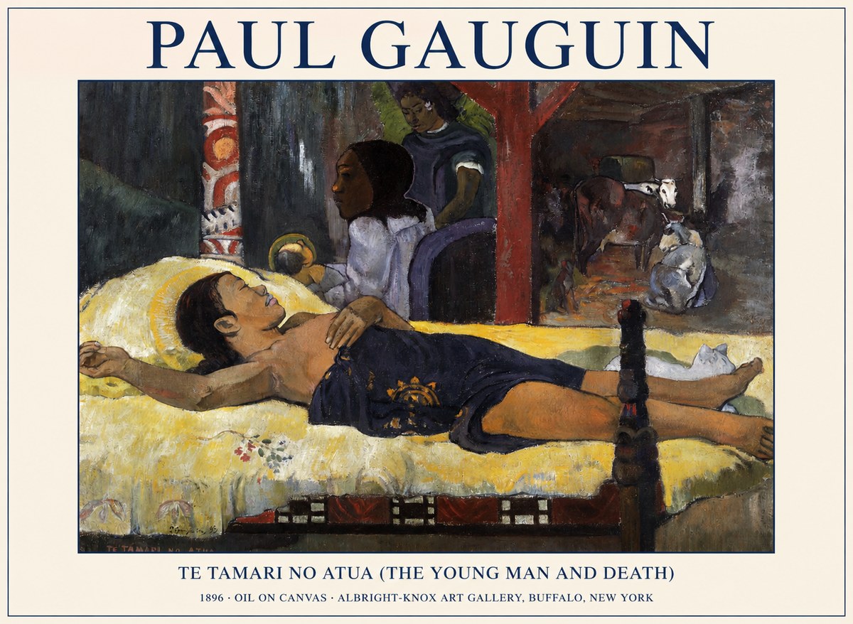 Paul Gauguin Te Tamari No Atua (the Young Man and Death) No1 - Plakat