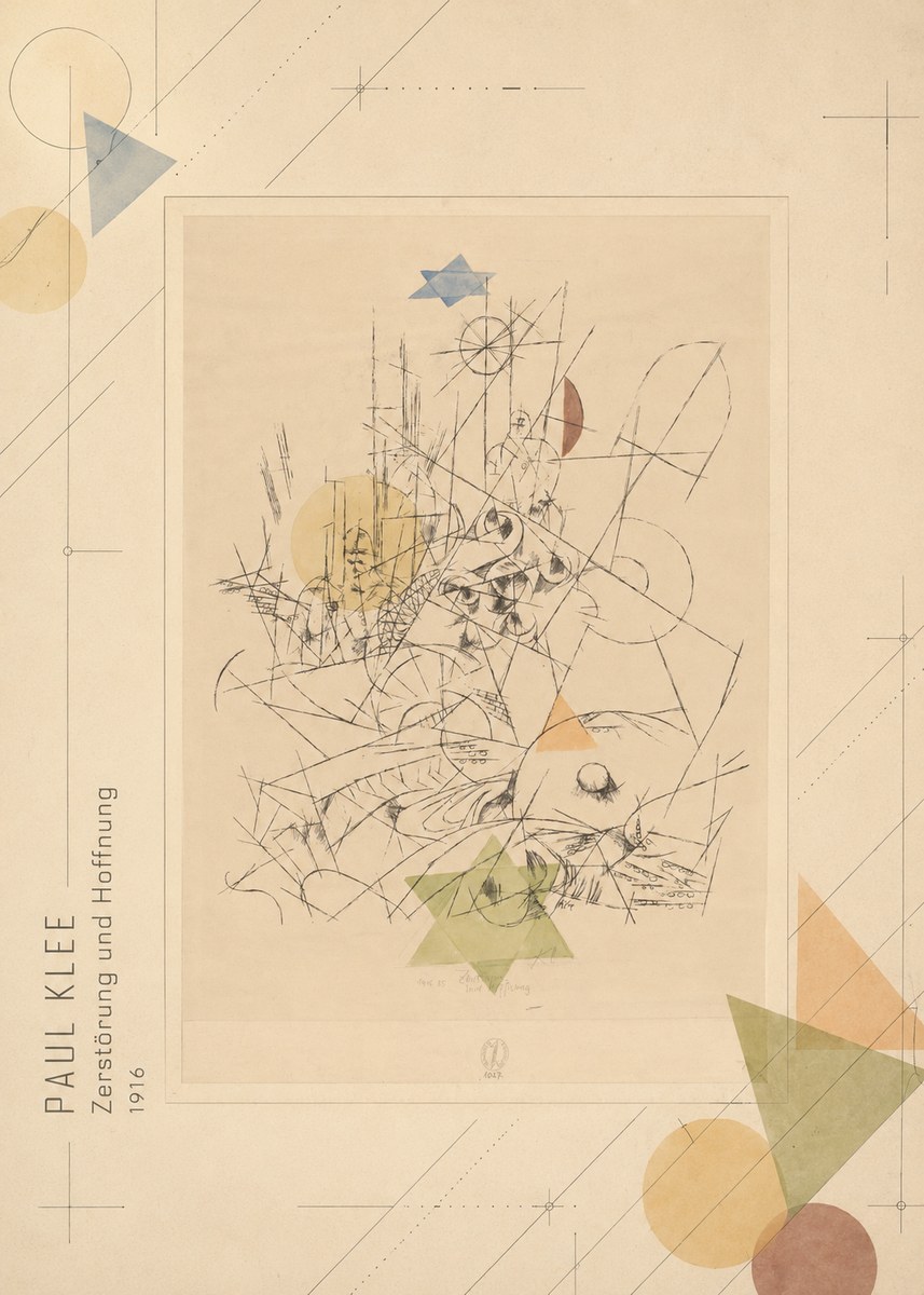 Paul Klee Zerstörung Und Hoffnung I No3 - Plakat