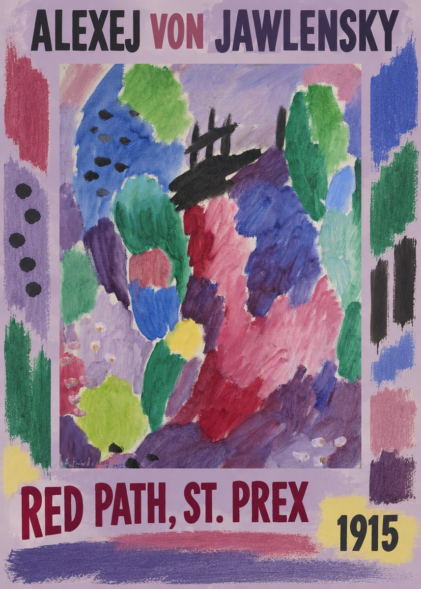 Alexej von Jawlensky Red Path, St. Prex II No1 - Plakat