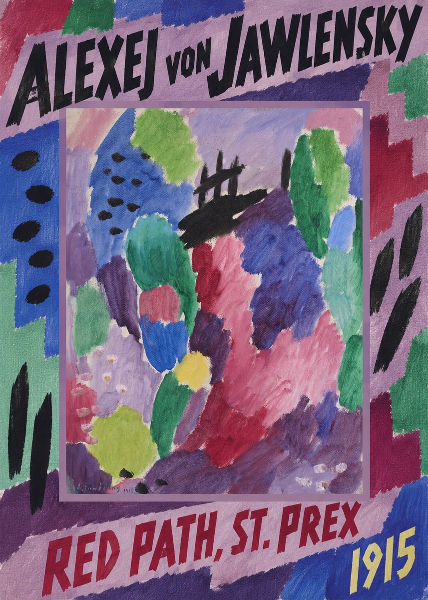 Alexej von Jawlensky Red Path, St. Prex II No5 - Plakat