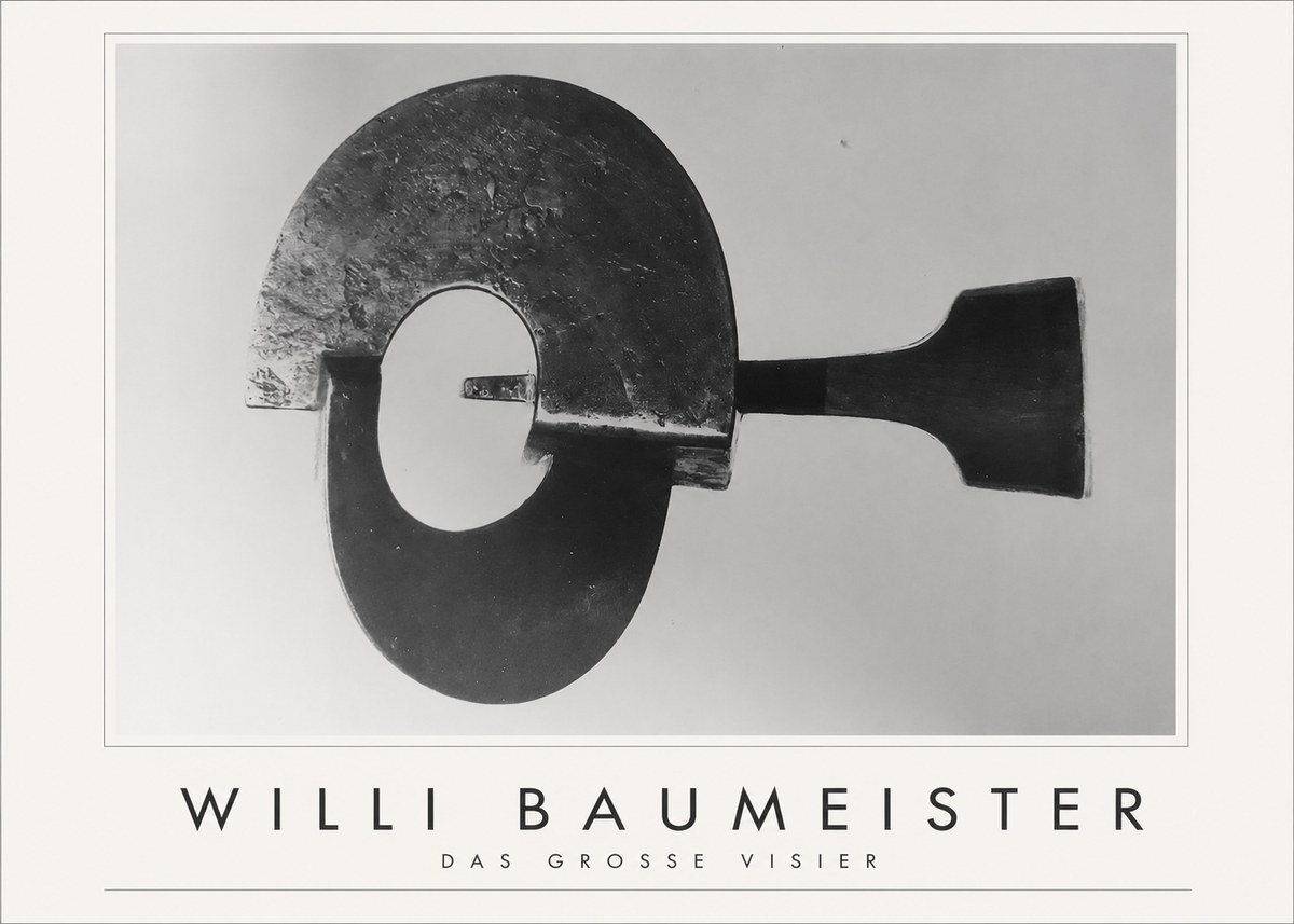 Willi Baumeister Das Grosse Visier No3 - Plakat