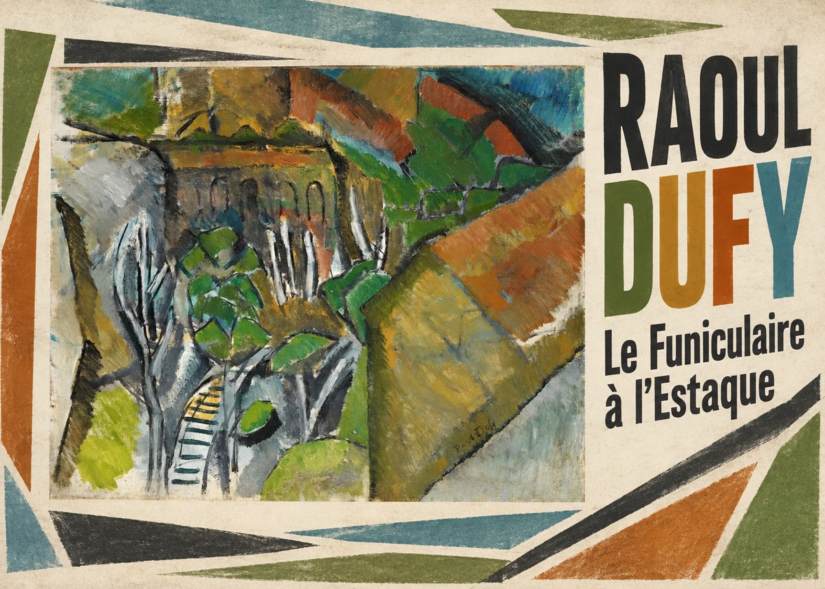 Raoul Dufy Le Funiculaire À L'estaque No2 - Plakat