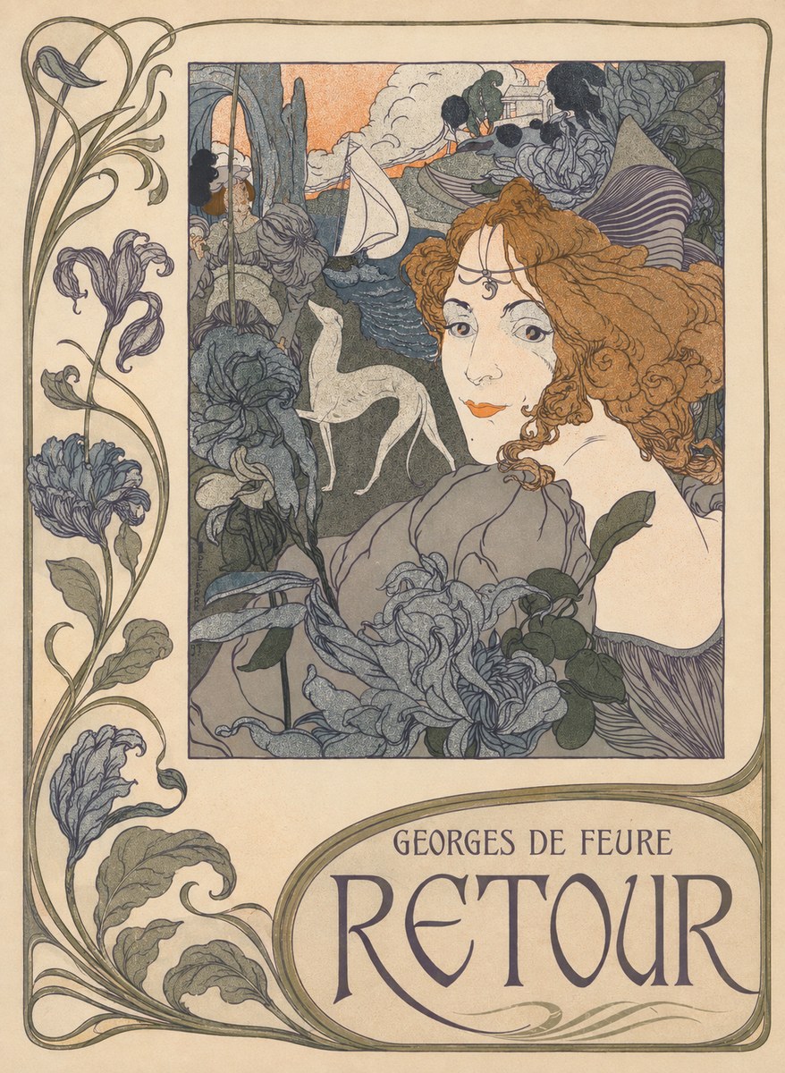 Georges de Feure Retour No2 - Plakat