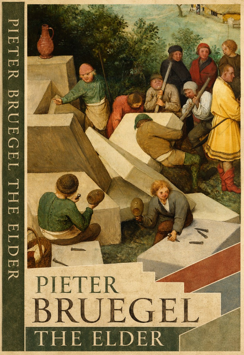 Pieter Bruegel The Tower of Babel V No4 - Plakat