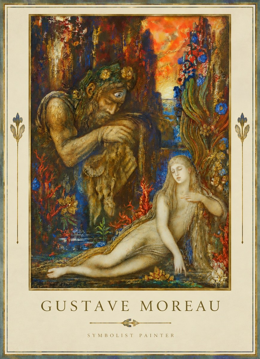 Gustave Moreau Galatea I No3 - Plakat