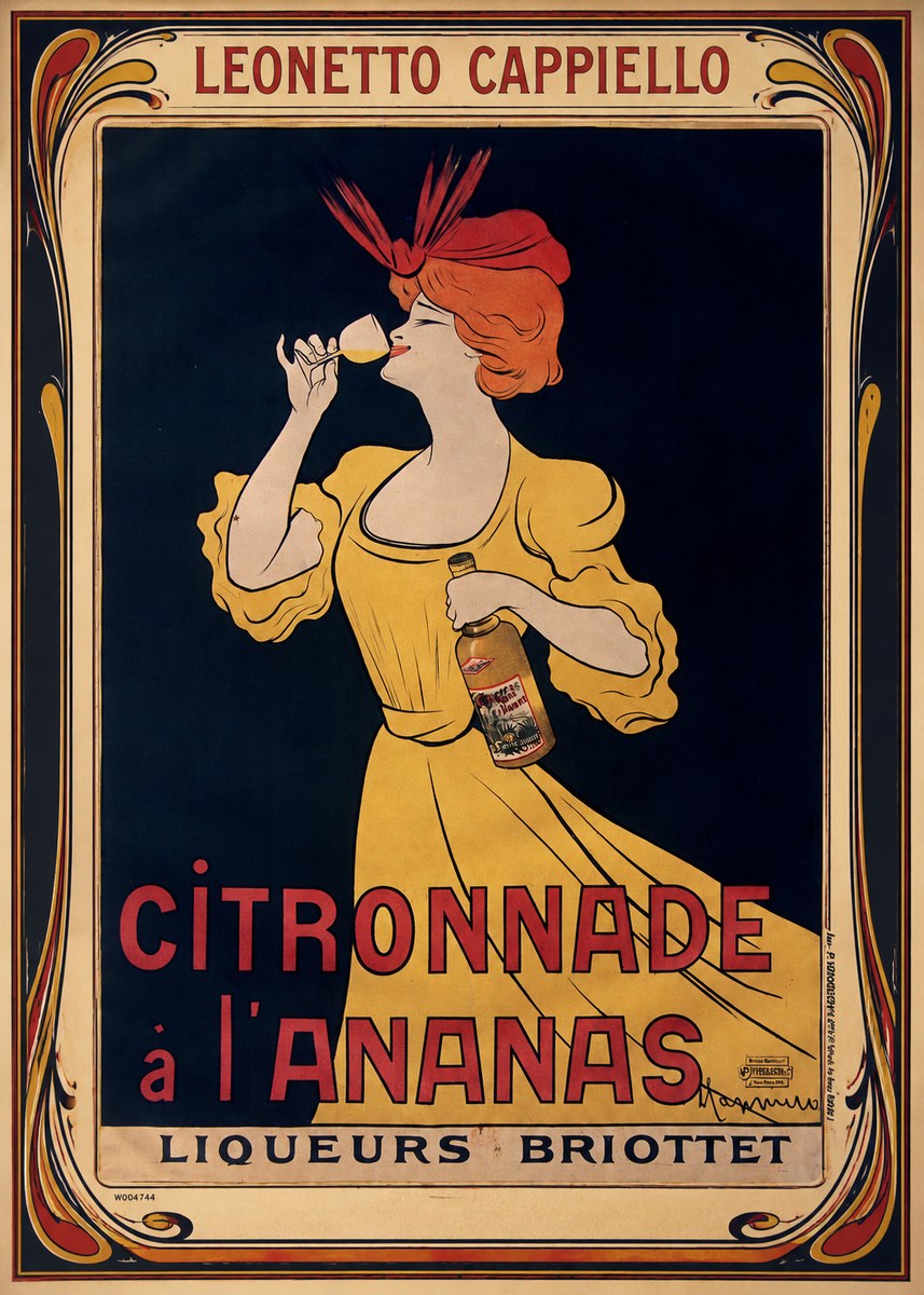 Leonetto Cappiello Citronnade À L'ananas No1 - Plakat