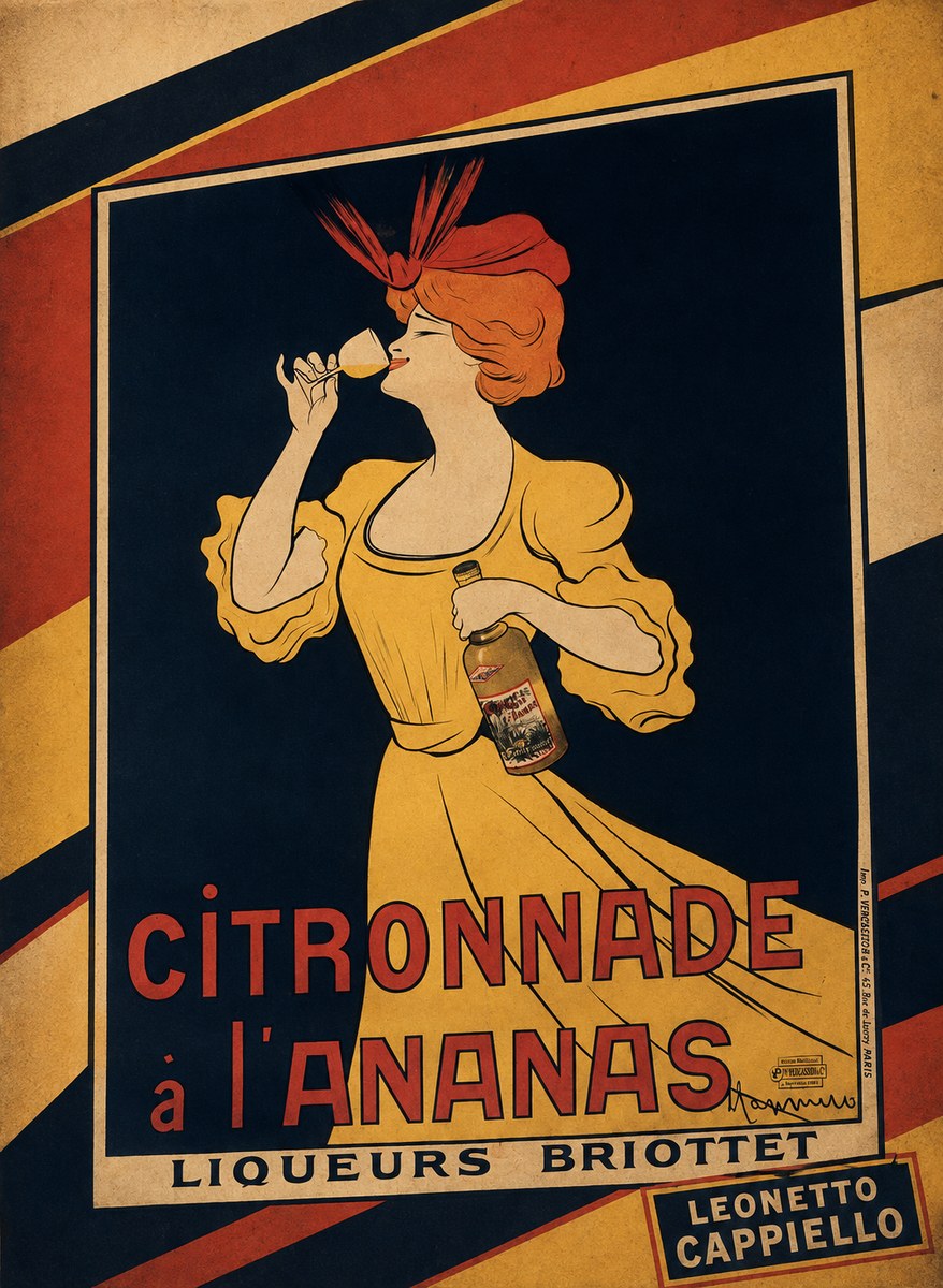 Leonetto Cappiello Citronnade À L'ananas No3 - Plakat