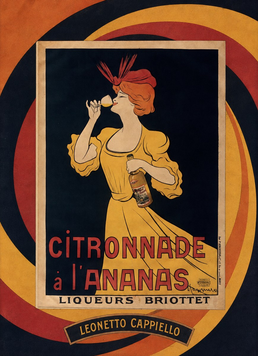 Leonetto Cappiello Citronnade À L'ananas No5 - Plakat