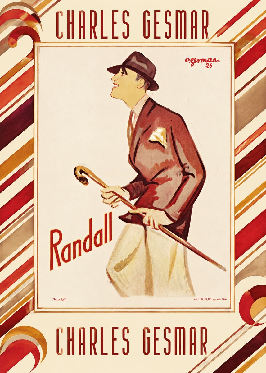 Charles Gesmar Randall I No4 - Plakat