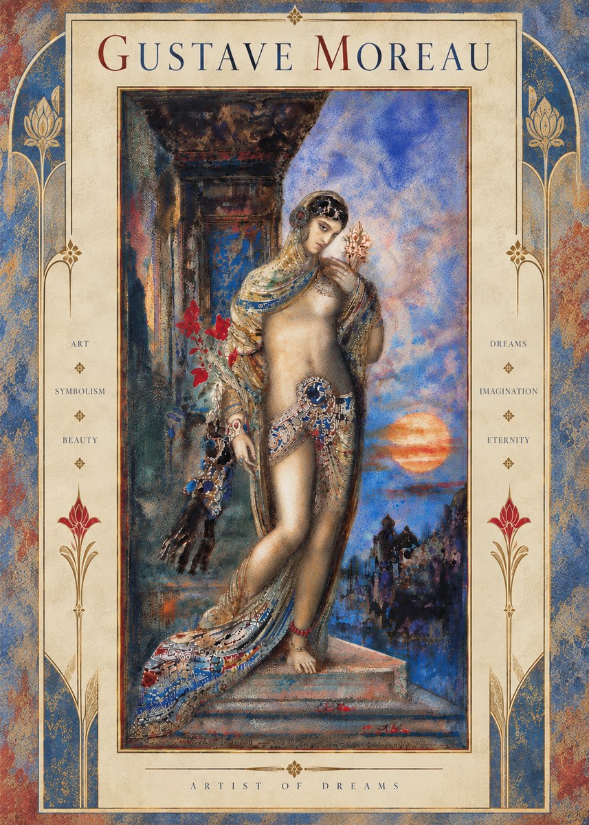 Gustave Moreau Salomé I No6 - Plakat