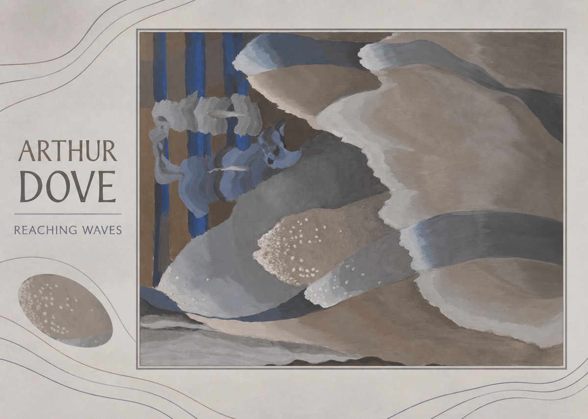 Arthur Dove Reaching Waves No3 - Plakat
