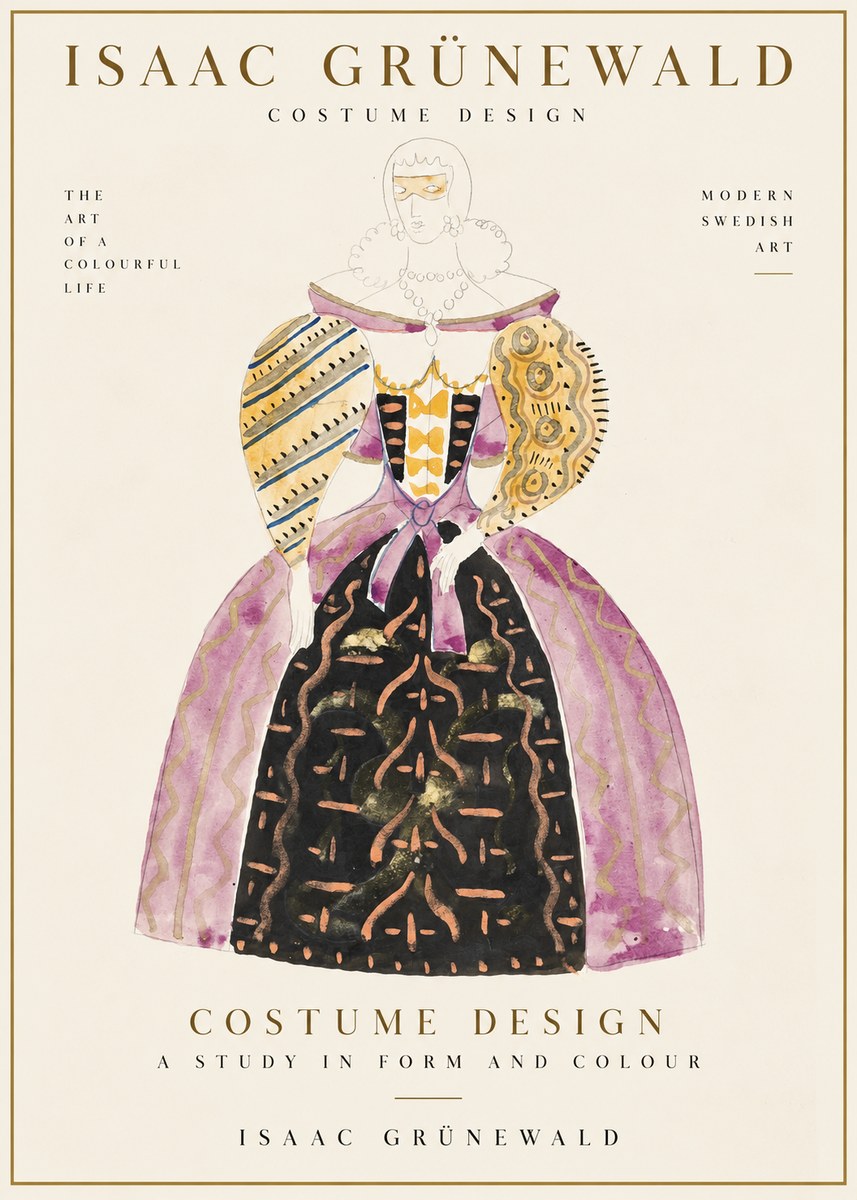 Isaac Grünewald Costume Design V No1 - Plakat
