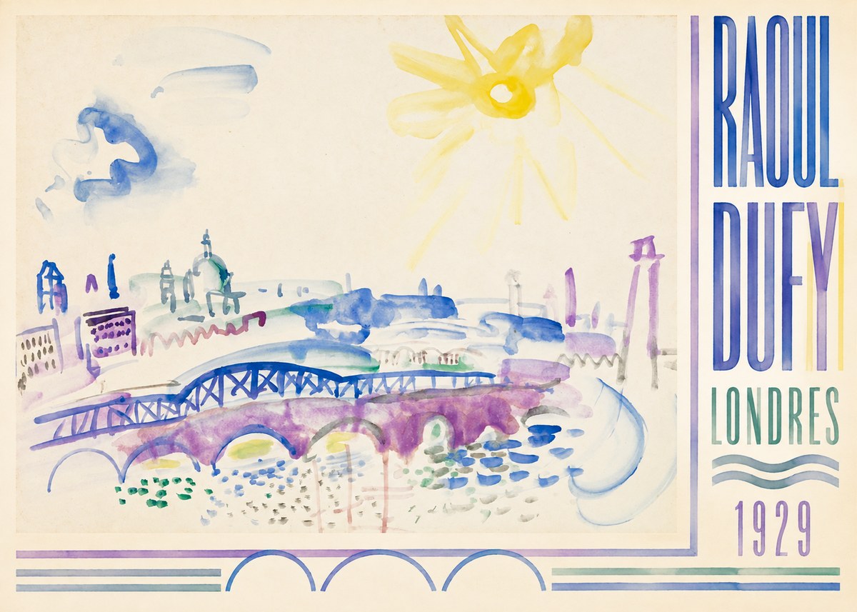 Raoul Dufy Londres - 1929 No2 - Plakat