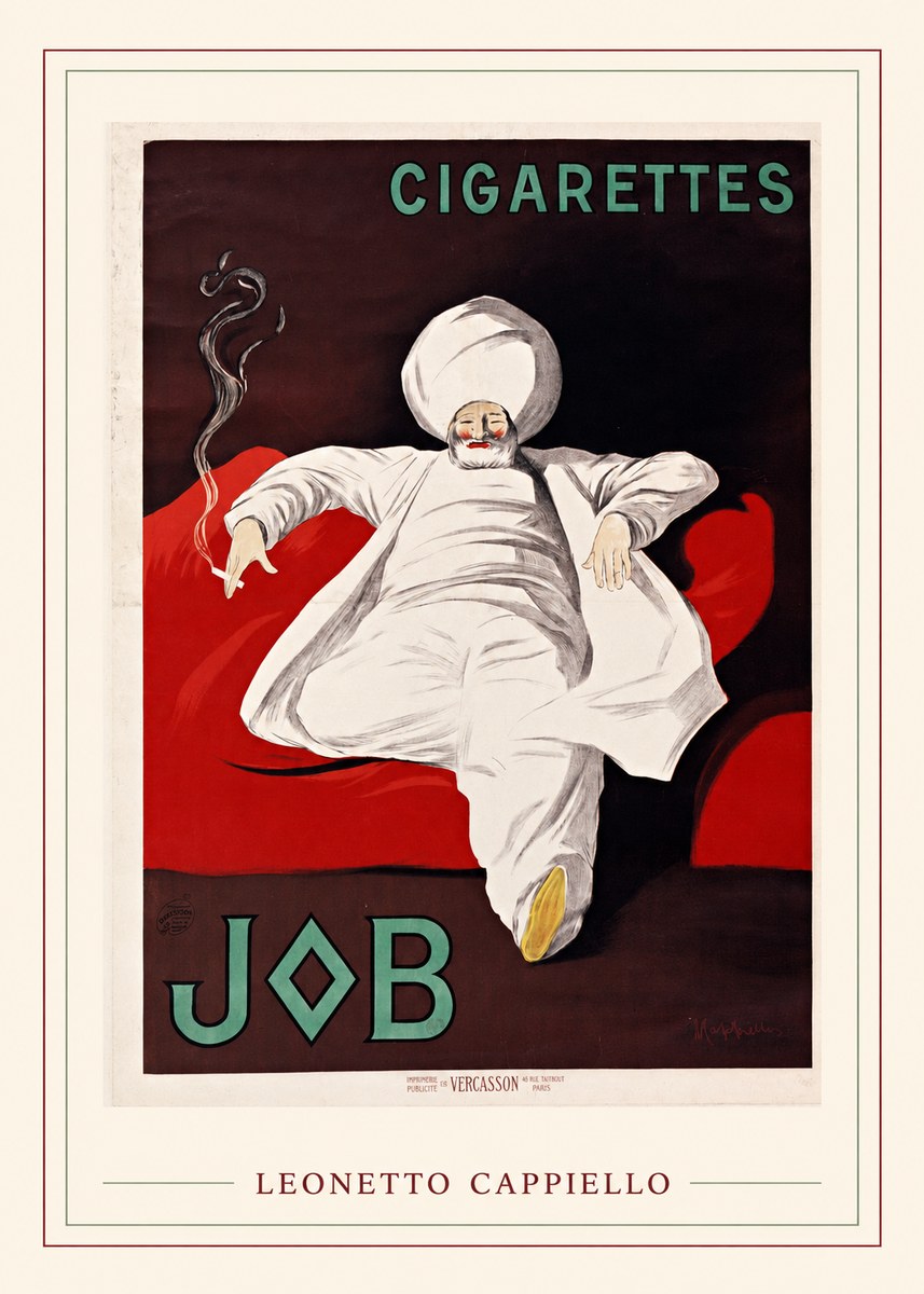 Leonetto Cappiello Job Cigarettes No3 - Plakat