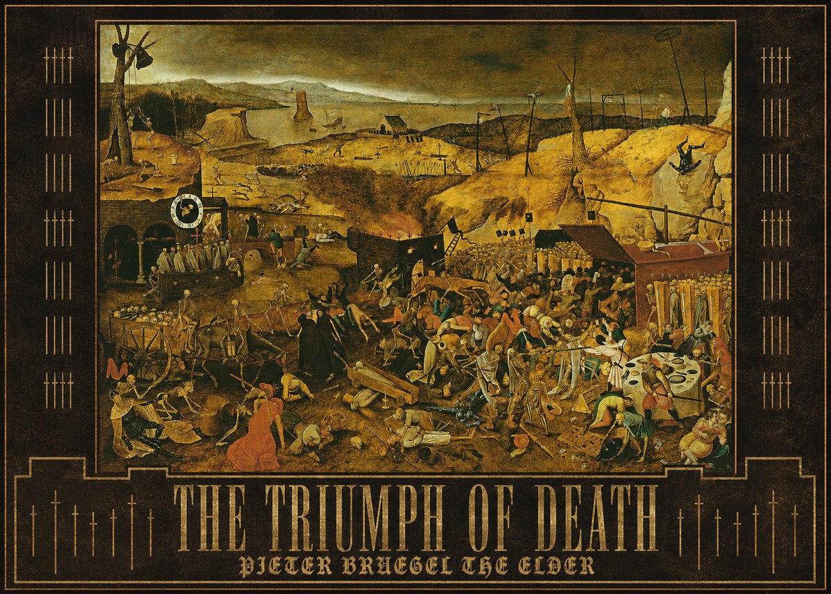 Pieter Bruegel The Triumph of Death I No3 - Plakat