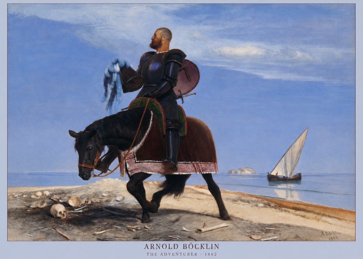 Arnold Böcklin The Adventurer No2 - Plakat
