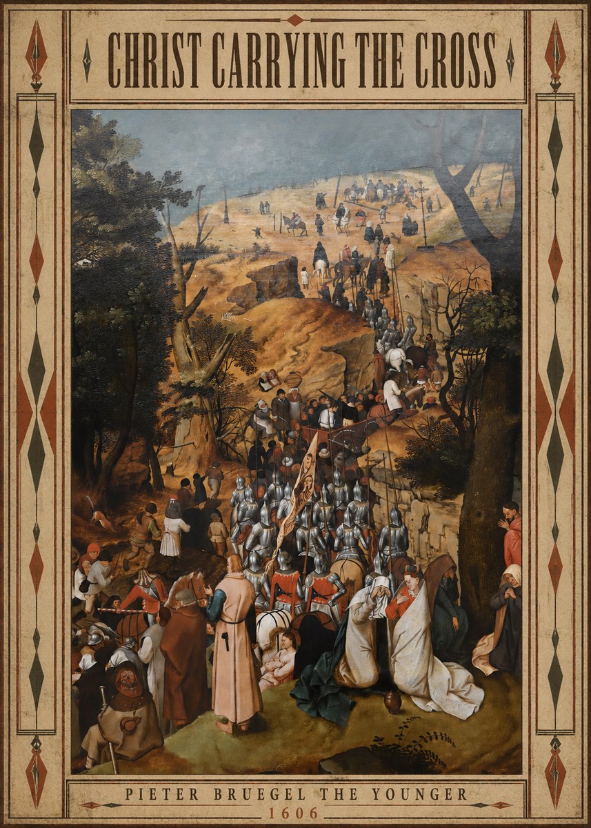 Pieter Bruegel Christ Carrying the Cross I No5 - Plakat