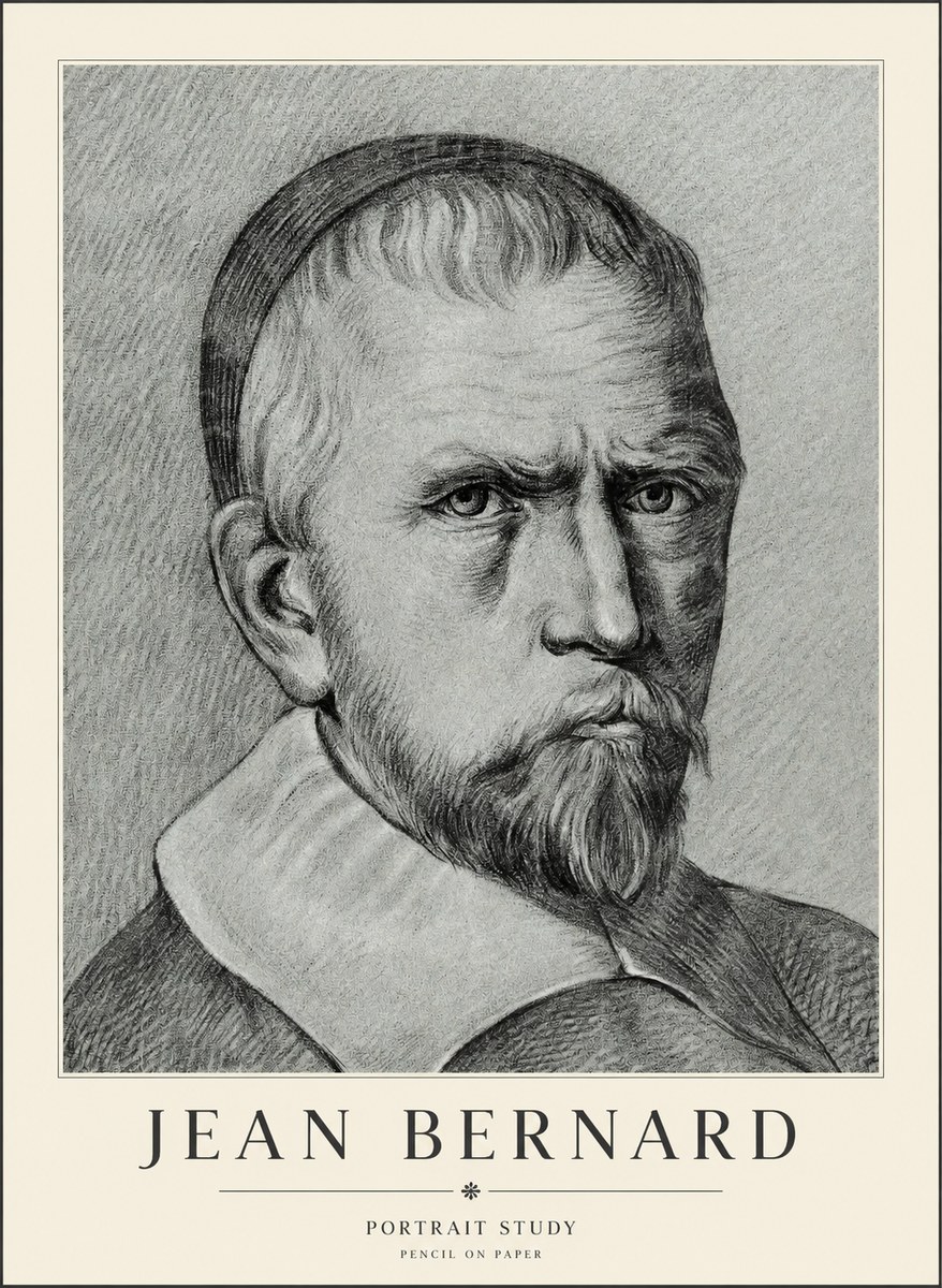 Jean Bernard Portrait Study IV No3 - Plakat