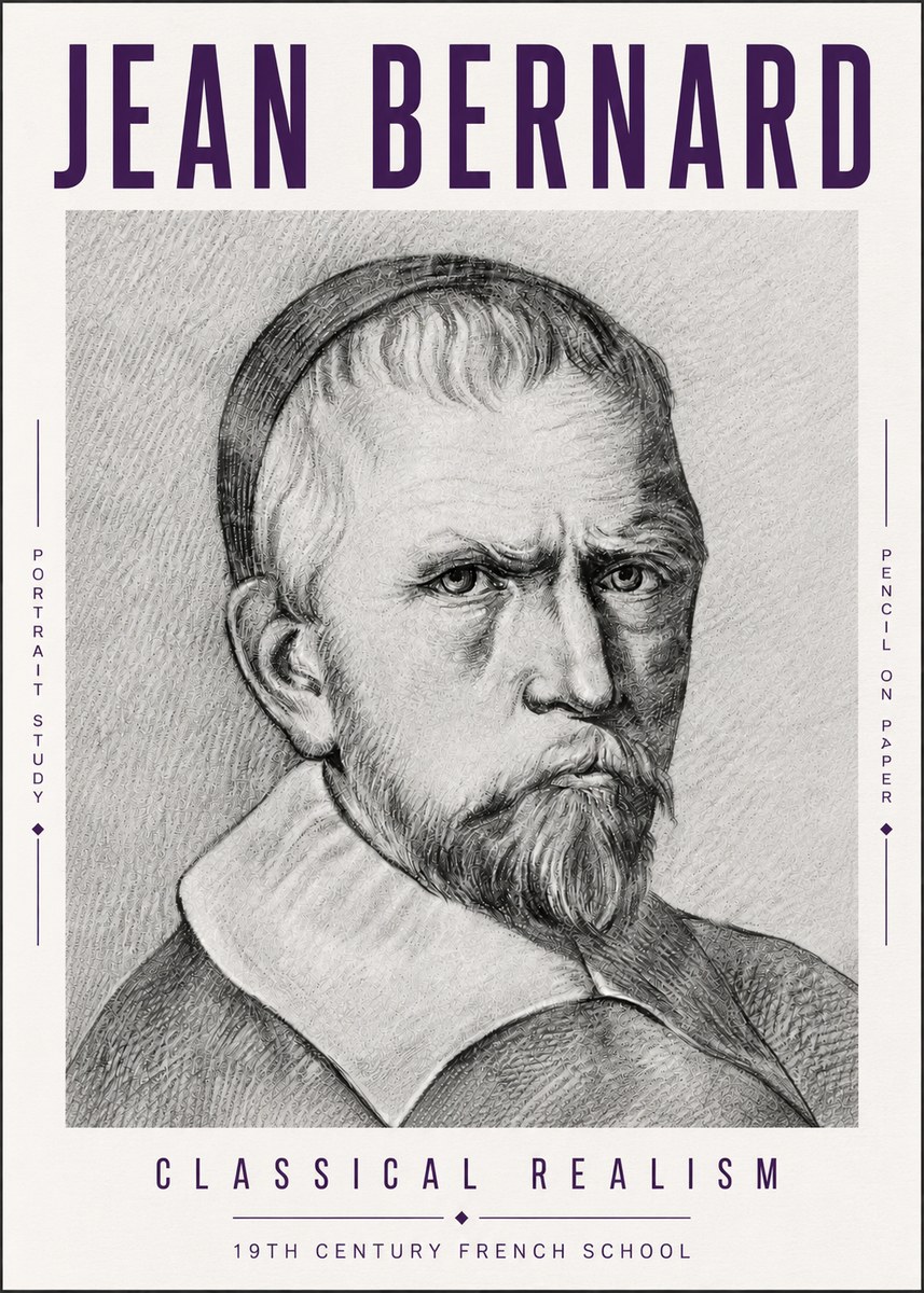 Jean Bernard Portrait Study IV No6 - Plakat