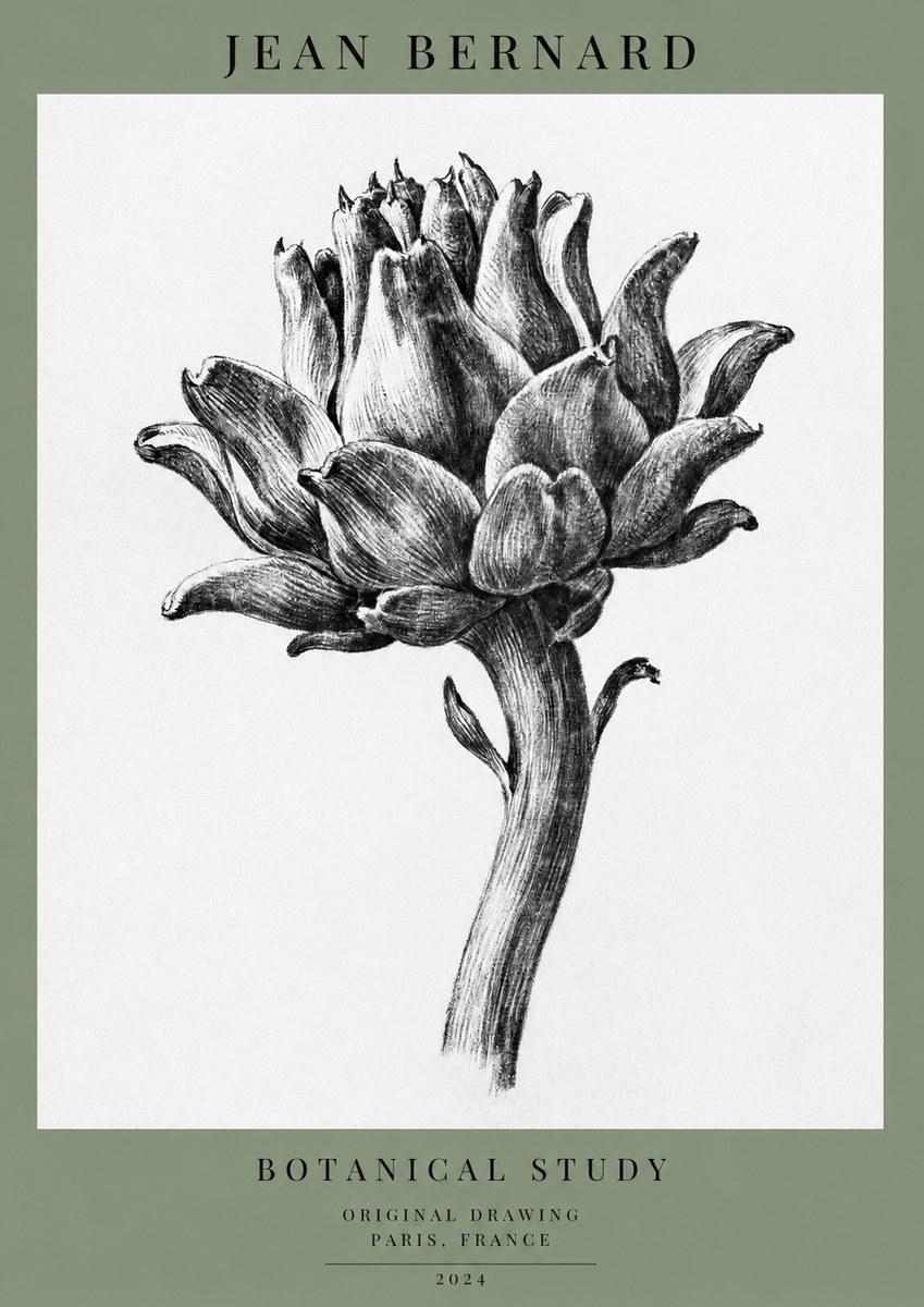 Jean Bernard Botanical Study No1 - Plakat