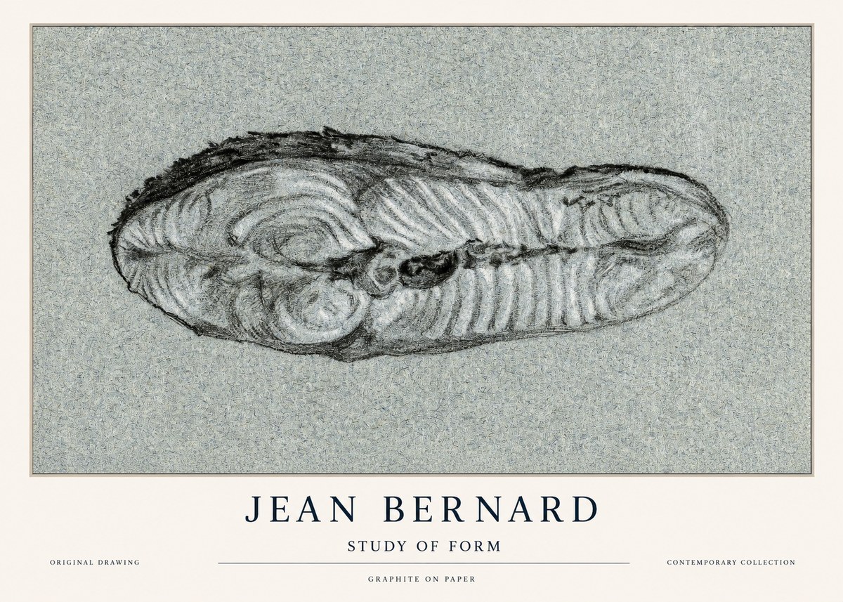 Jean Bernard Study of Form I No1 - Plakat