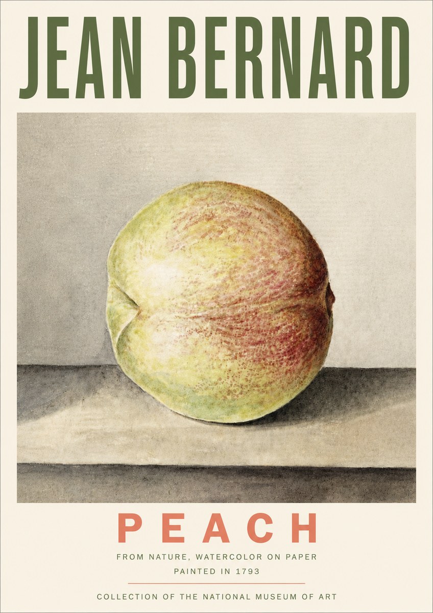 Jean Bernard Peach No5 - Plakat
