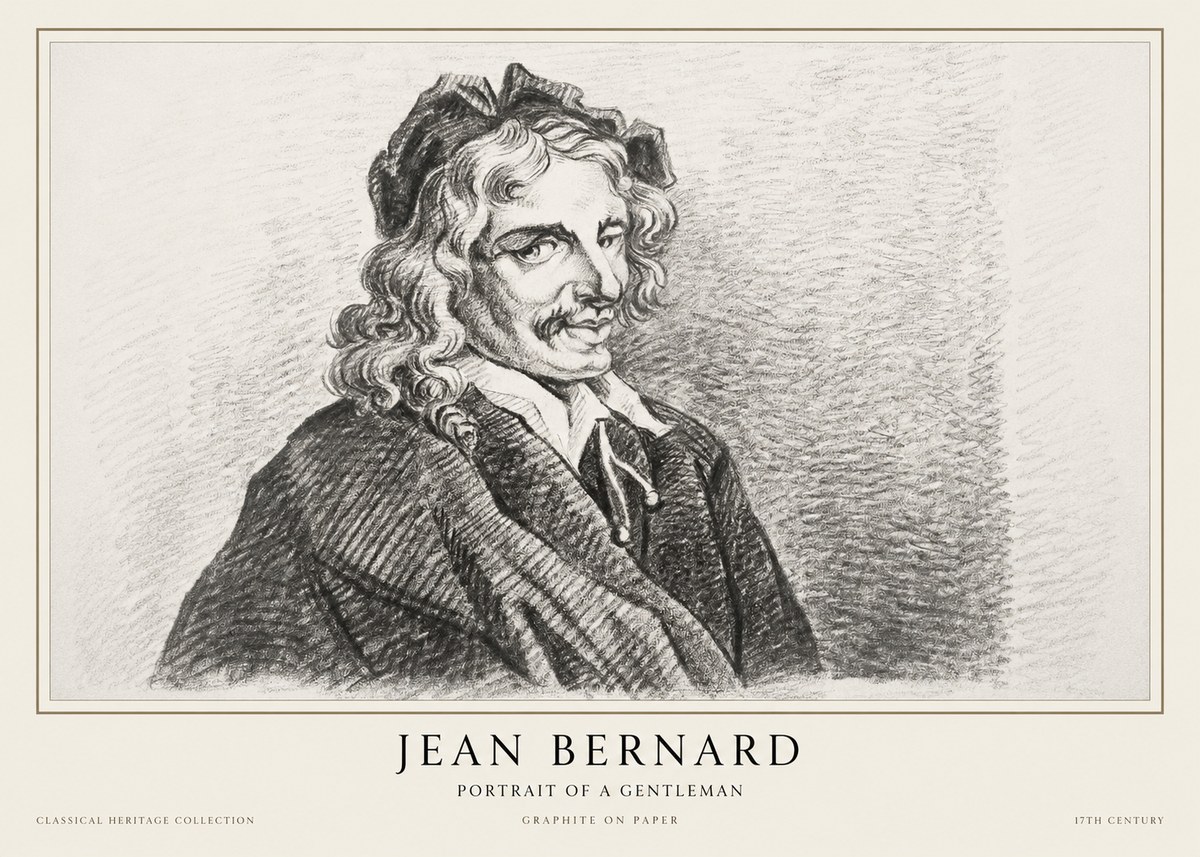 Jean Bernard Portrait of a Gentleman II No1 - Plakat