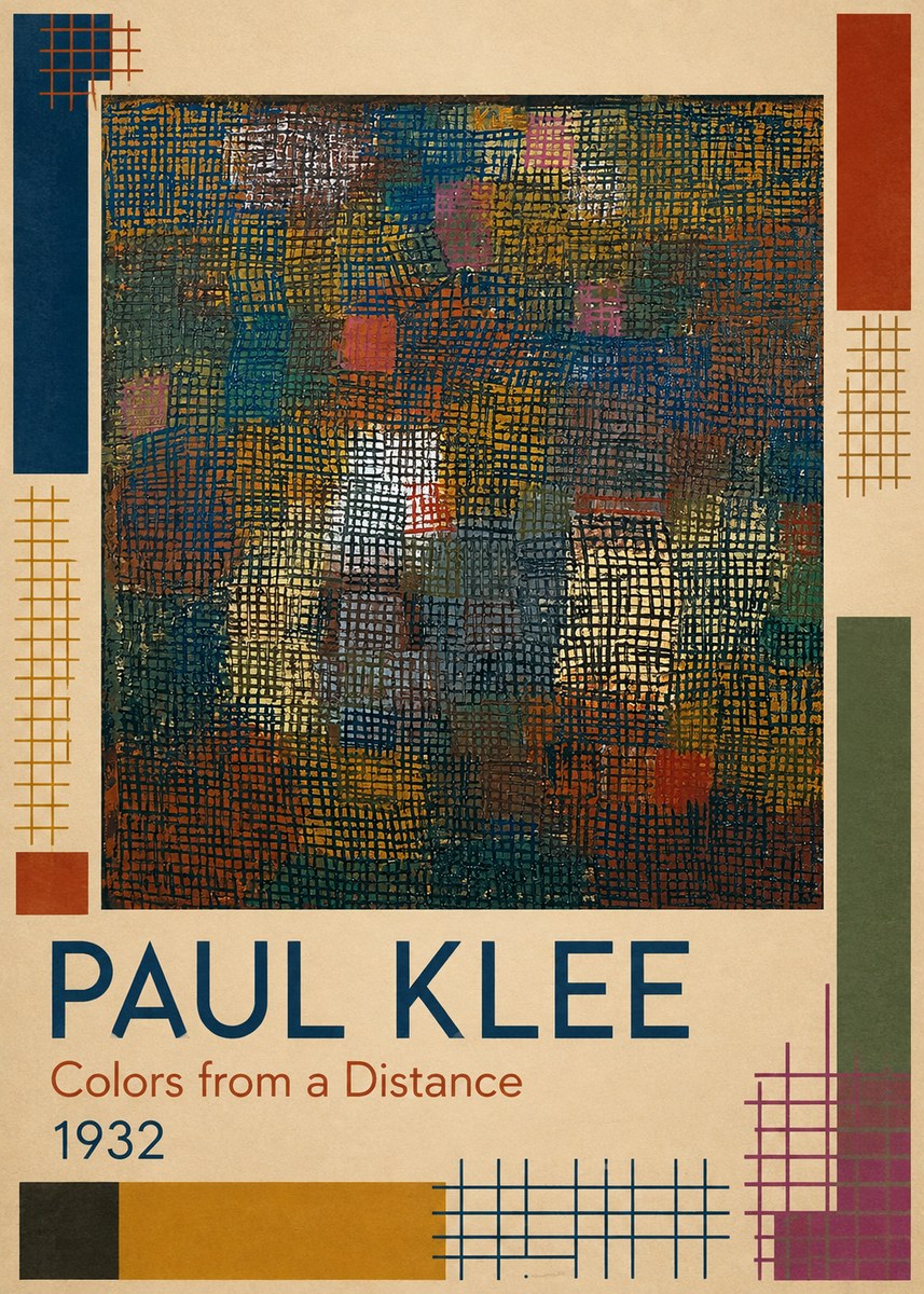 Paul Klee Colors from a Distance No1 - Plakat