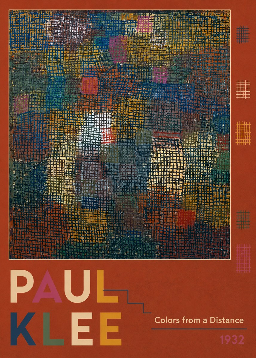 Paul Klee Colors from a Distance No3 - Plakat