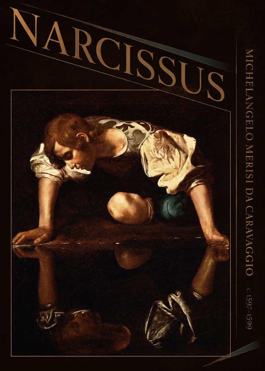 Michelangelo Merisi da Caravaggio Narcissus I No4 - Plakat