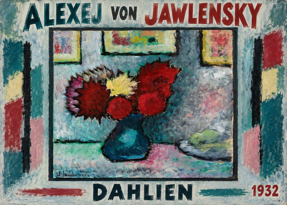 Alexej von Jawlensky Dahlien No1 - Plakat
